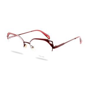 Police POVPLA0408E6AC Cateye Eyeglasses Women Red Frames